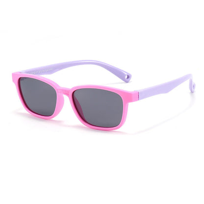 New Square Children's Silicone Sunglasses Polarized Sunglasses