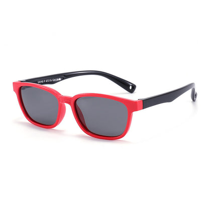 New Square Children's Silicone Sunglasses Polarized Sunglasses