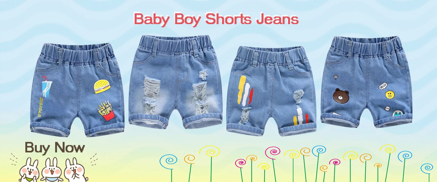 Baby's Summer Clothes Set | Soft Crew-Neck T-Shirt &amp; Solid Color Shorts for Kids