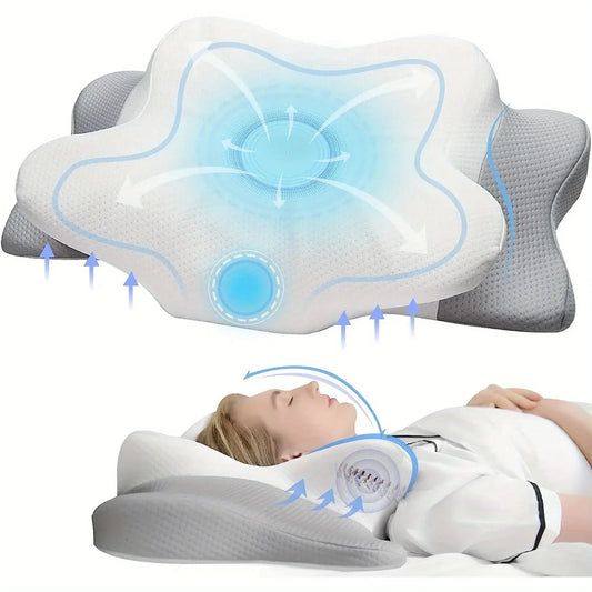 1pc Odorless Orthopedic Memory Foam Cervical Pillow for Neck and Shoulder Pain Relief