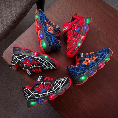 Light Up the Fun with Disney's Spiderman Sneakers for Kids