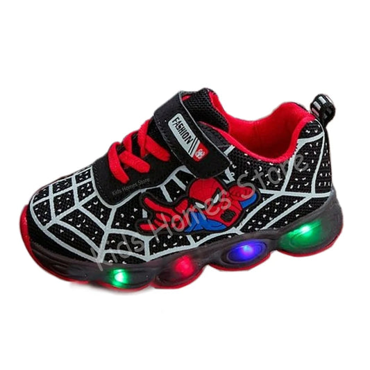 Light Up the Fun with Disney's Spiderman Sneakers for Kids