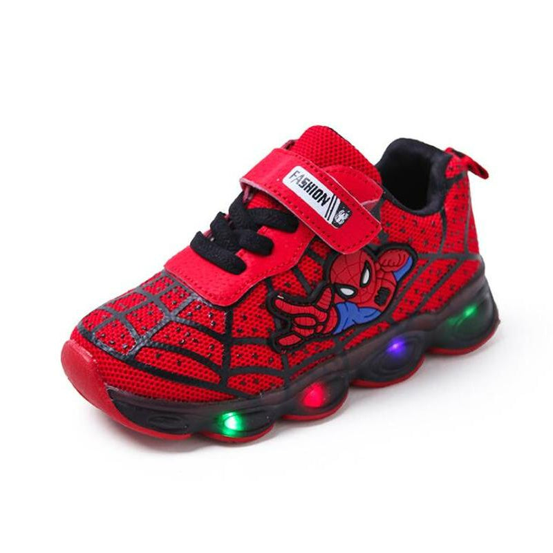 Light Up the Fun with Disney's Spiderman Sneakers for Kids