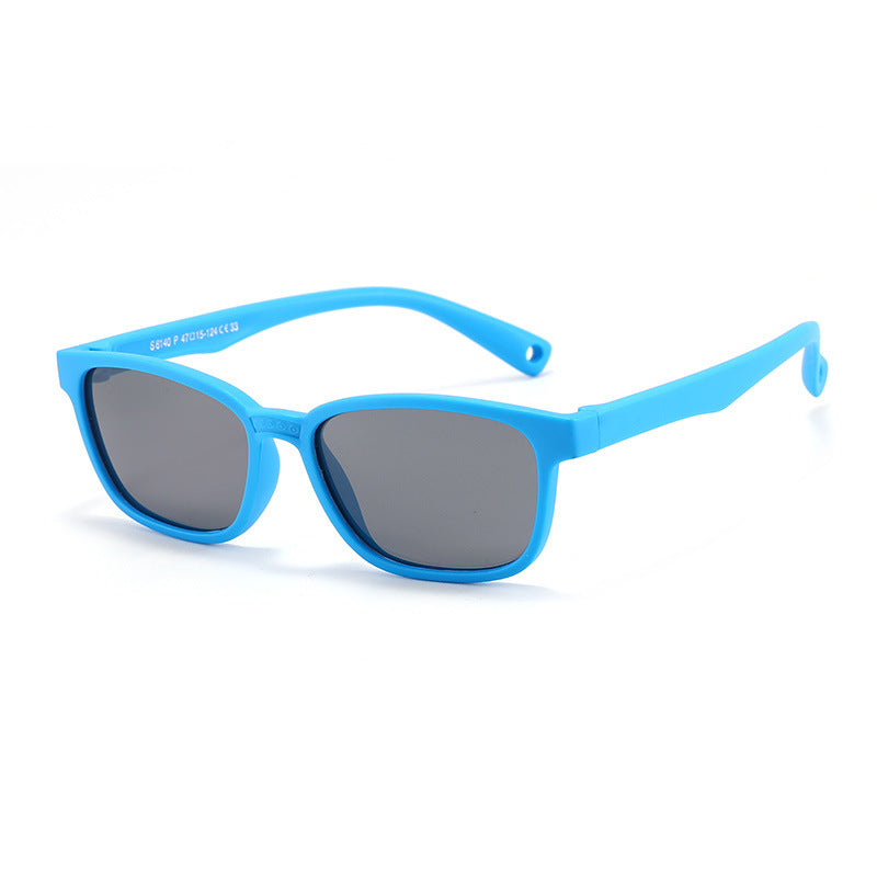 New Square Children's Silicone Sunglasses Polarized Sunglasses