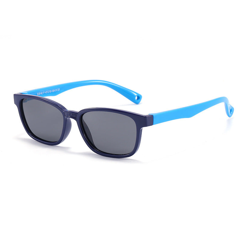 New Square Children's Silicone Sunglasses Polarized Sunglasses